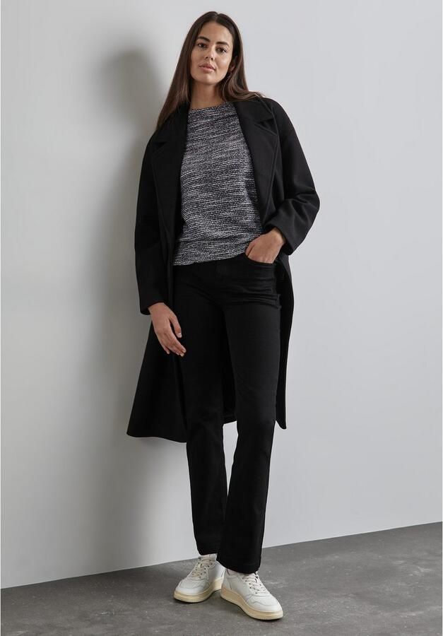 STREET ONE Shirt met 3 4 mouwen met bouclé structuur - Foto 3