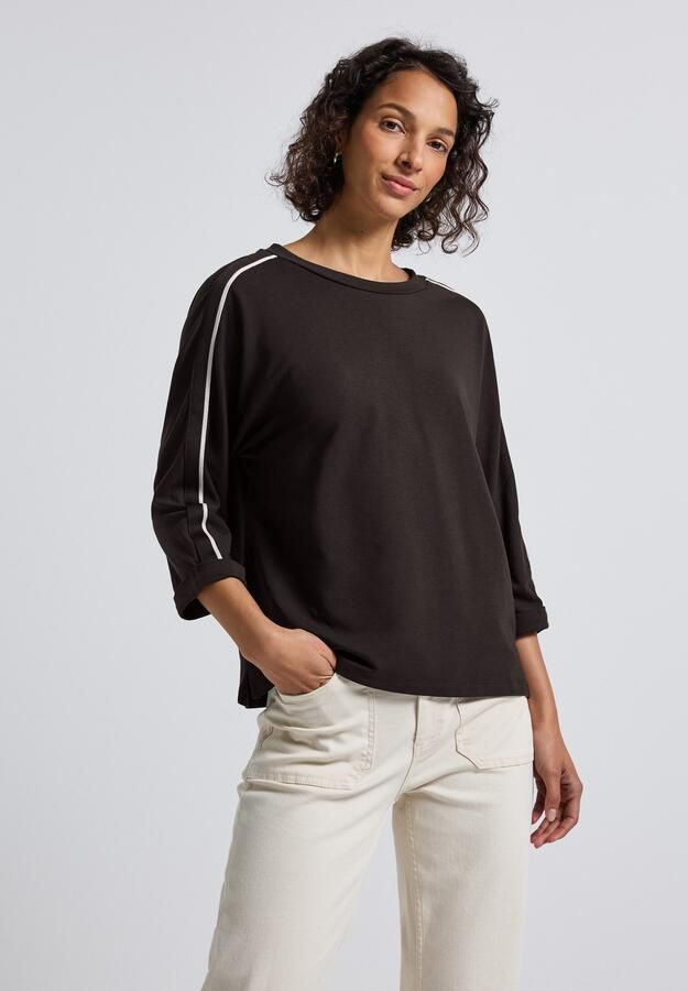 STREET ONE Shirt met 3 4 mouwen met galons - Foto 6