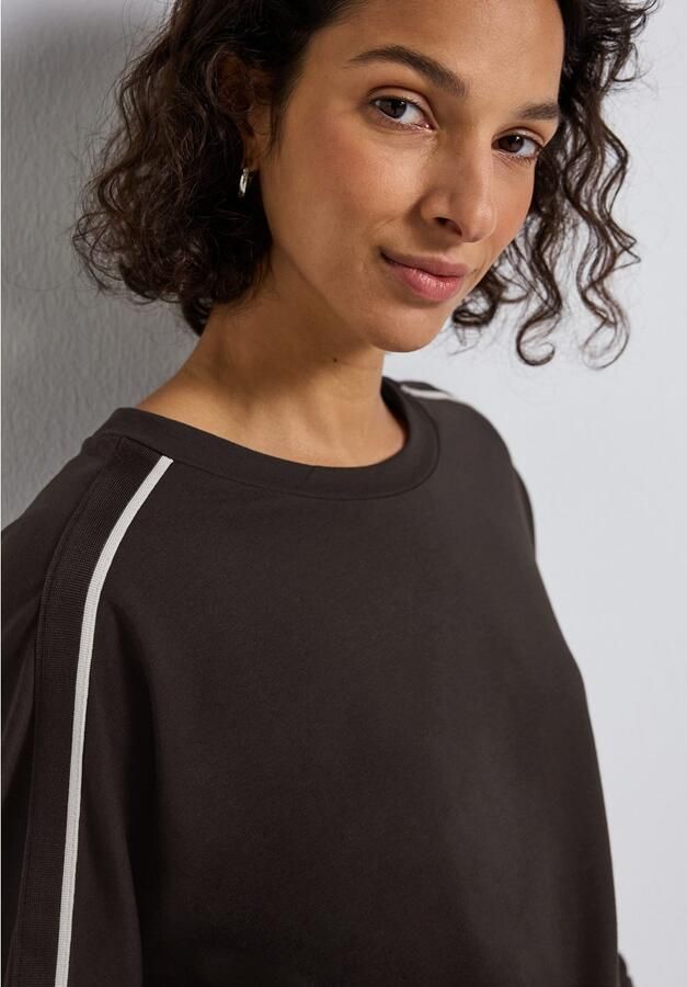 STREET ONE Shirt met 3 4 mouwen met galons - Foto 2