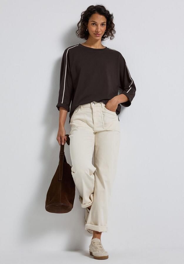 STREET ONE Shirt met 3 4 mouwen met galons - Foto 5