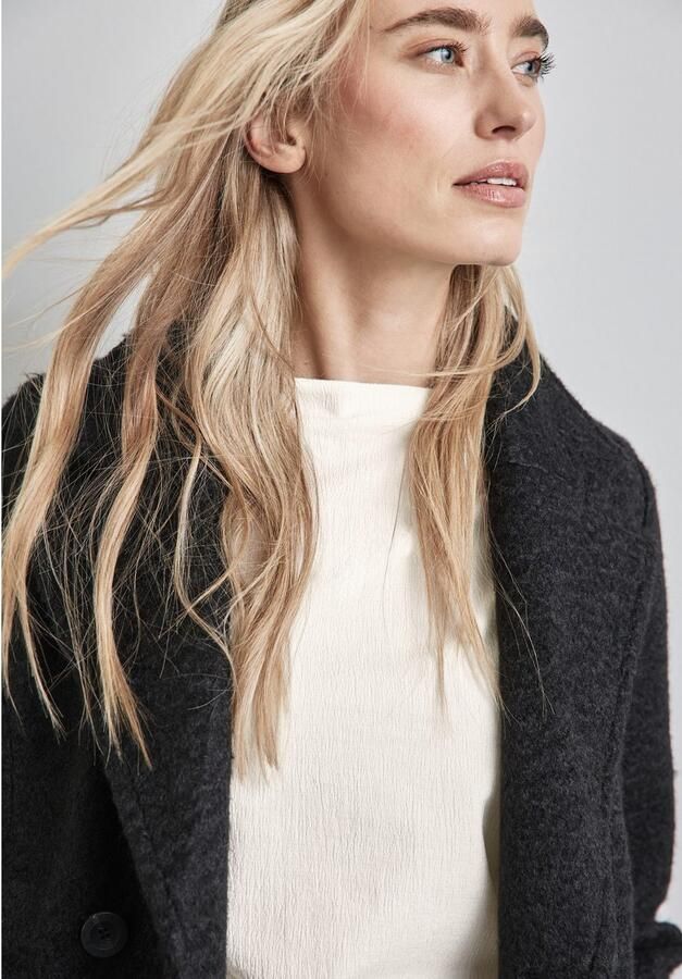 STREET ONE Shirt met 3 4 mouwen met structuur - Foto 3