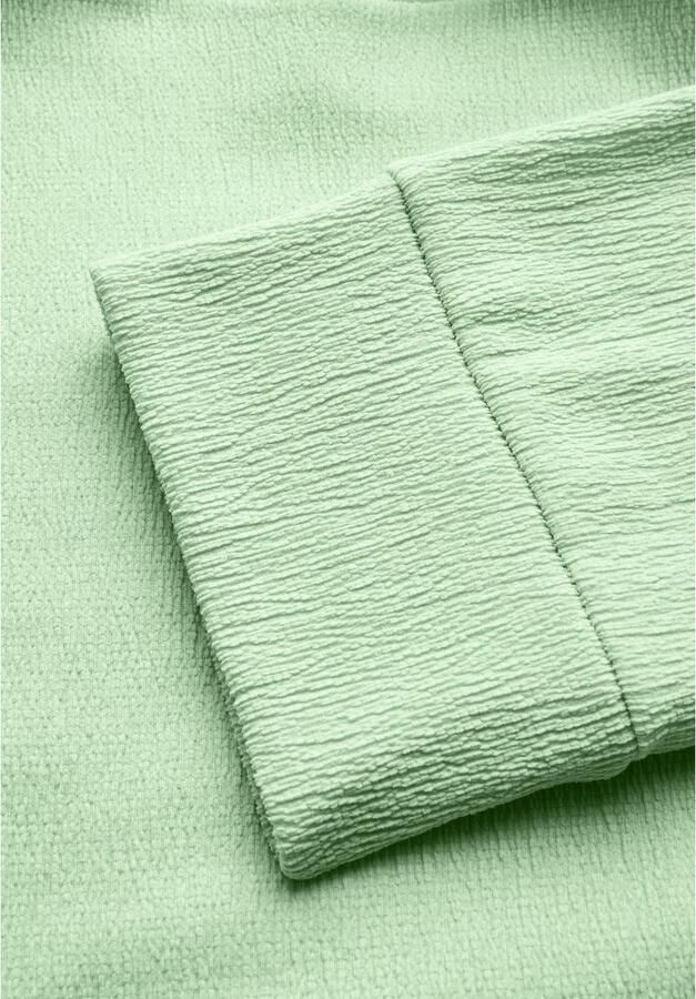 STREET ONE Shirt met 3 4 mouwen met structuur - Foto 3