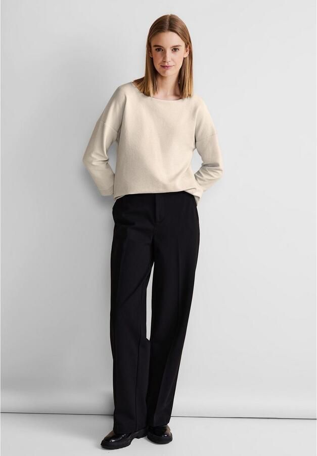 STREET ONE Shirt met 3 4-mouwen met structuurpatroon - Foto 2