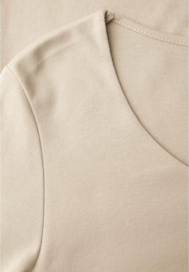 STREET ONE Shirt met 3 4 mouwen Style Pania in basic-stijl met ronde hals - Foto 2