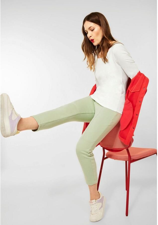 STREET ONE Shirt met 3 4-mouwen Style Pania met extra voering aan de voorkant - Foto 3