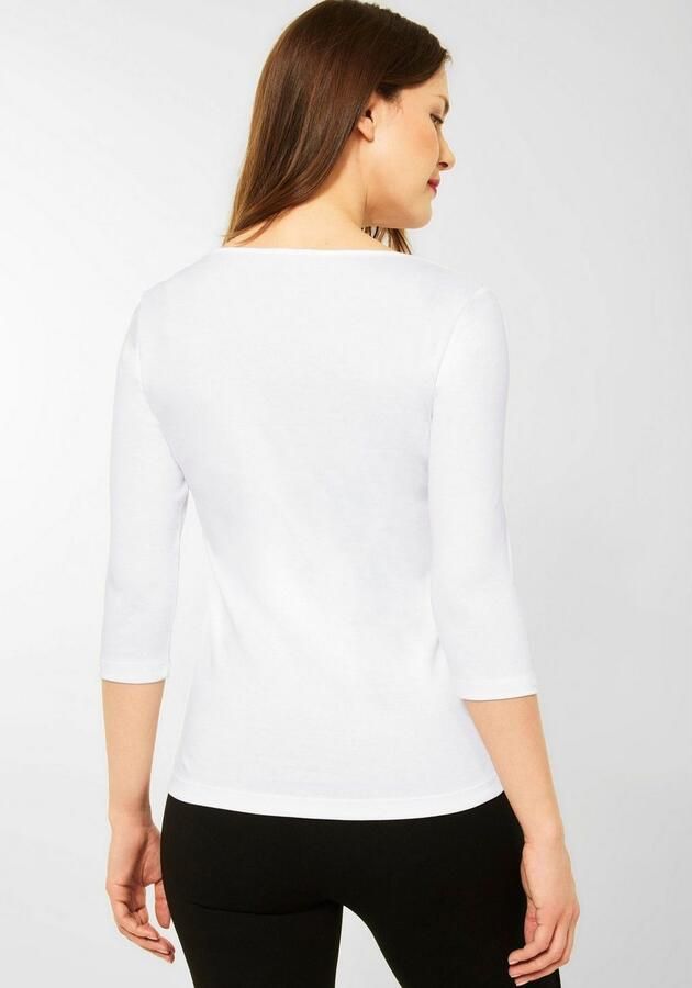 STREET ONE Shirt met 3 4-mouwen Style Pania met extra voering aan de voorkant - Foto 5