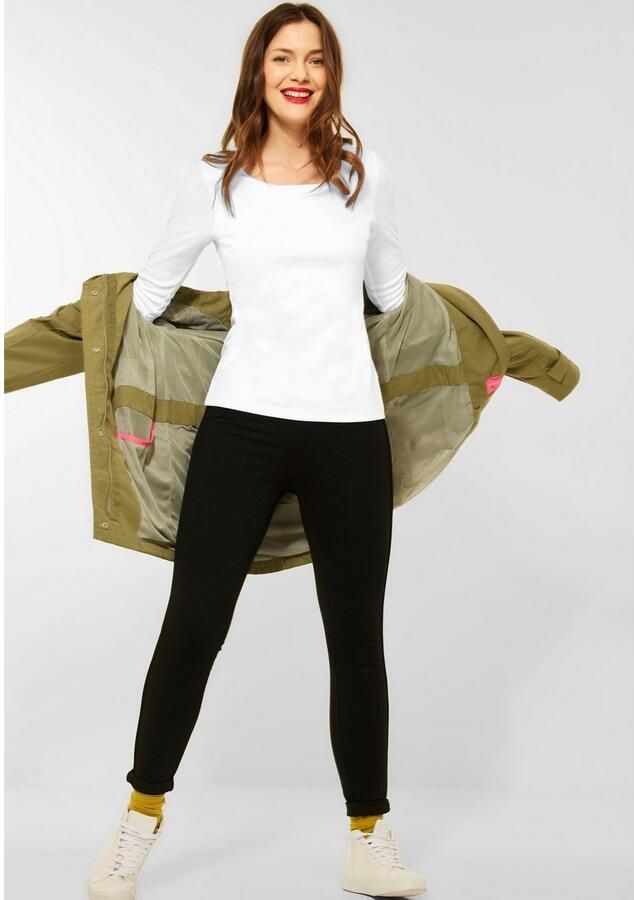 STREET ONE Shirt met 3 4-mouwen Style Pania met extra voering aan de voorkant - Foto 4