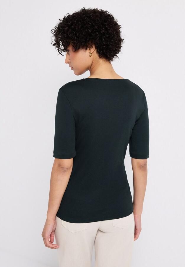 STREET ONE Shirt met korte mouwen Style Palmira met diepe ronde hals - Foto 5