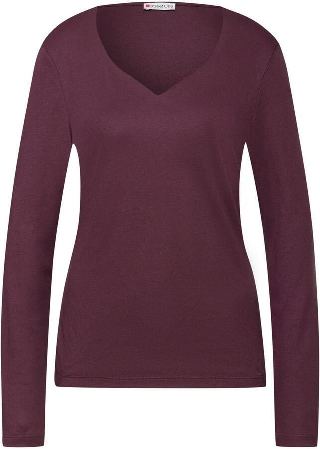 STREET ONE Shirt met lange mouwen