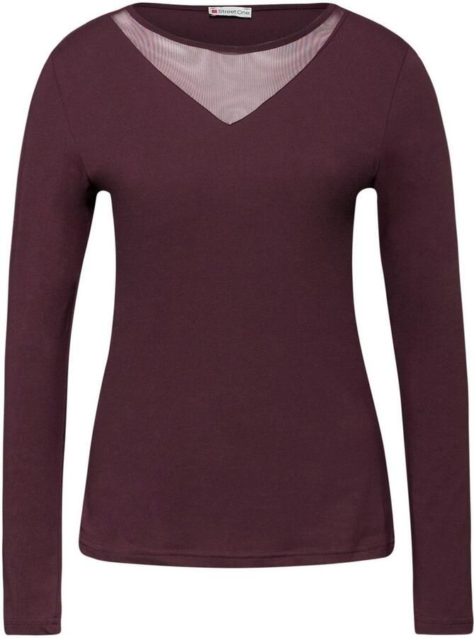STREET ONE Shirt met lange mouwen