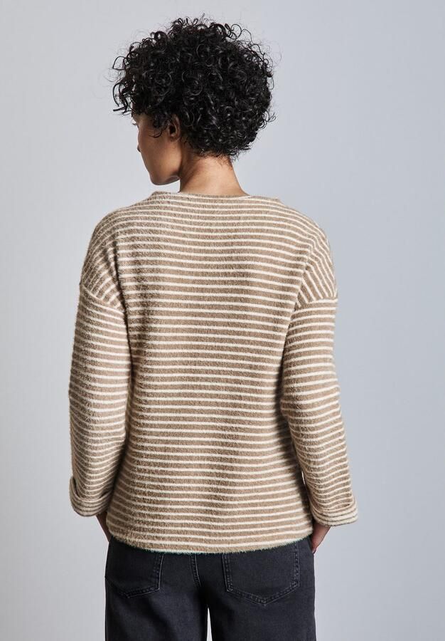 STREET ONE Shirt met lange mouwen in tijdloze streep-look - Foto 4