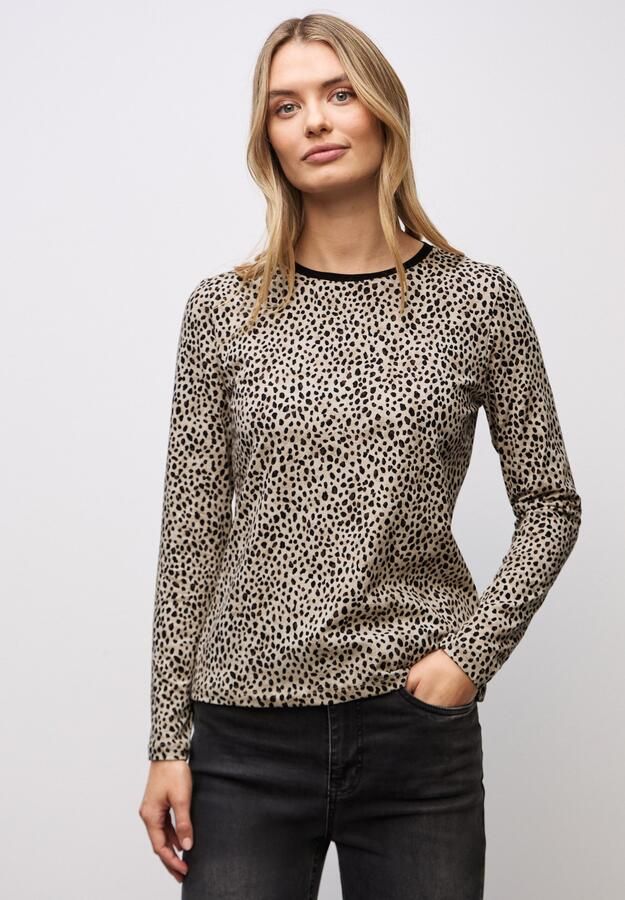 STREET ONE Shirt met lange mouwen met animal-print leo-patroon - Foto 7
