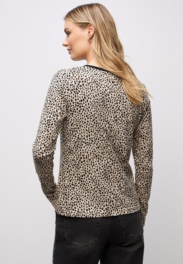STREET ONE Shirt met lange mouwen met animal-print leo-patroon - Foto 6