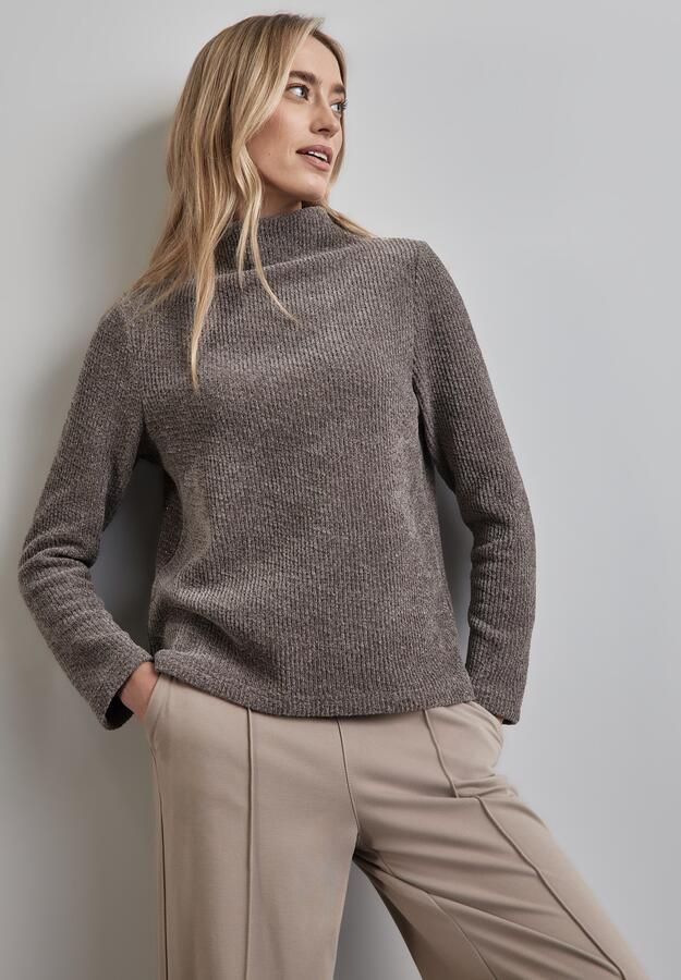 STREET ONE Shirt met lange mouwen met gemetalliseerde vezels - Foto 7