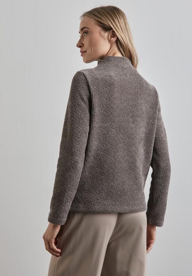 STREET ONE Shirt met lange mouwen met gemetalliseerde vezels - Foto 6