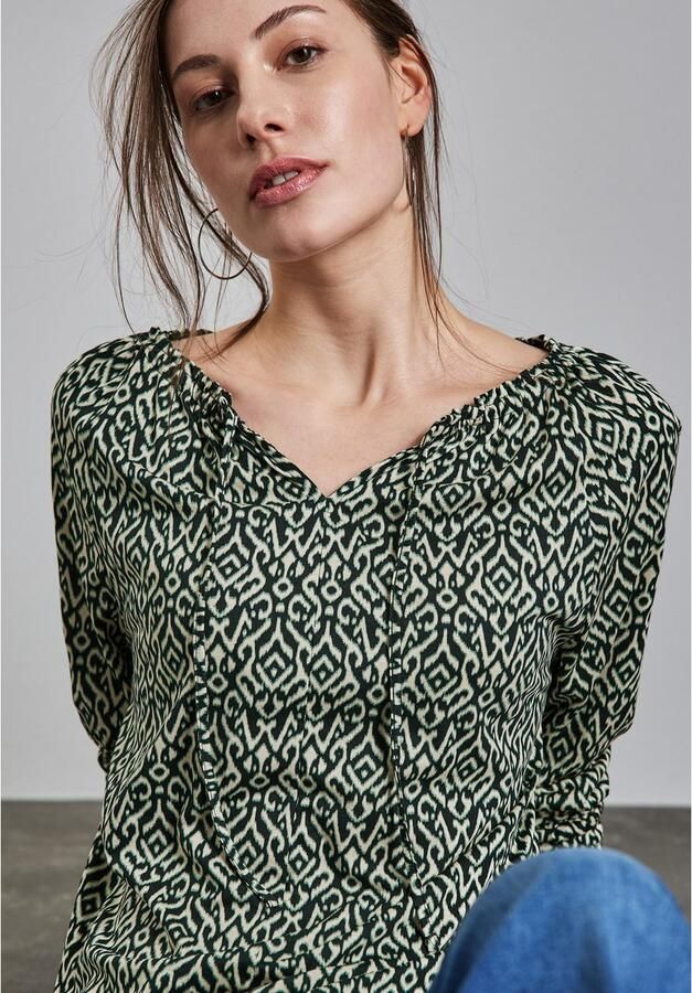 STREET ONE Shirt met lange mouwen met print all-over - Foto 3