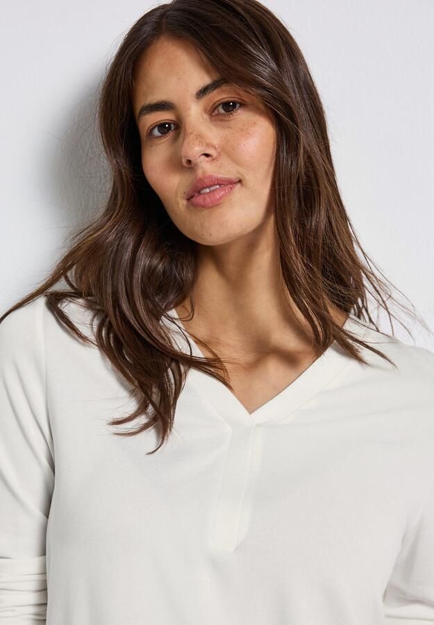 STREET ONE Shirt met lange mouwen met v-hals - Foto 5