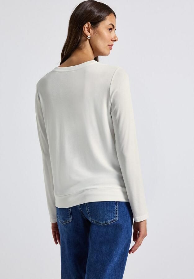 STREET ONE Shirt met lange mouwen met v-hals - Foto 3