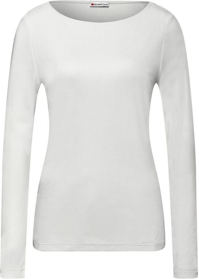STREET ONE Shirt met lange mouwen Style Lanea met boothals