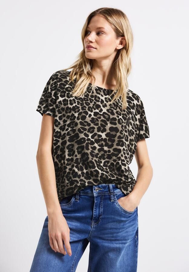 STREET ONE Shirt met print met animal-print - Foto 7