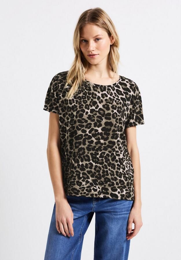 STREET ONE Shirt met print met animal-print - Foto 4