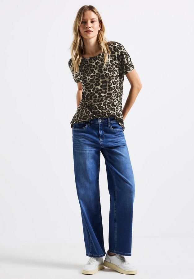 STREET ONE Shirt met print met animal-print - Foto 6
