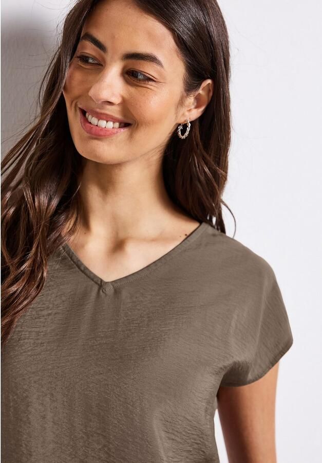 STREET ONE Shirtblouse met v-hals - Foto 2