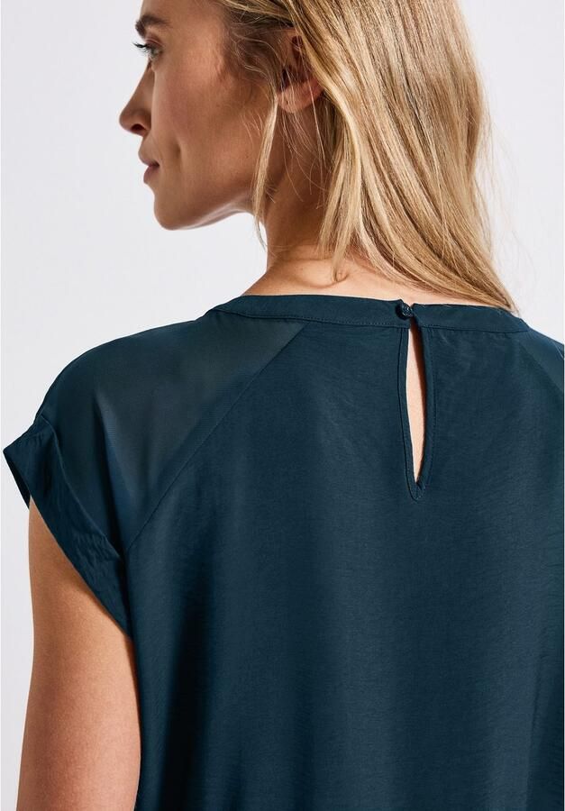 STREET ONE Shirtjurk met mesh details