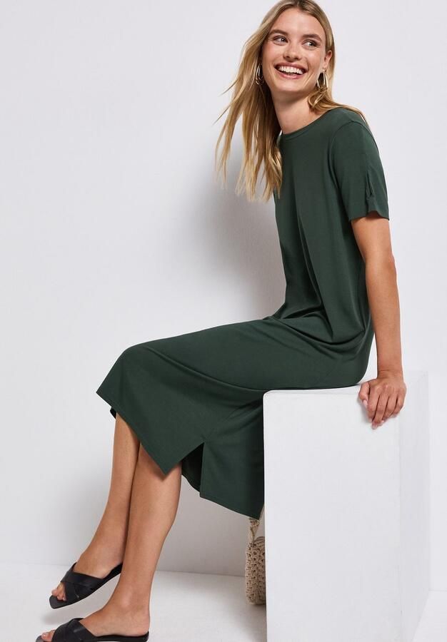 STREET ONE Shirtjurk Zomerjurk met splitdetail - Foto 3