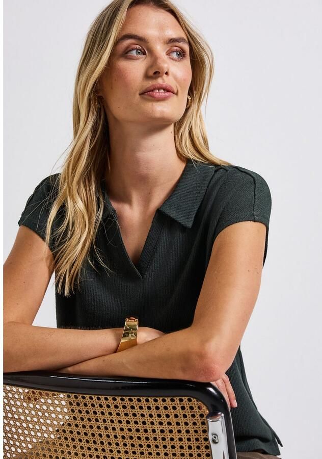 STREET ONE Shirttop met afhangende schouders - Foto 2