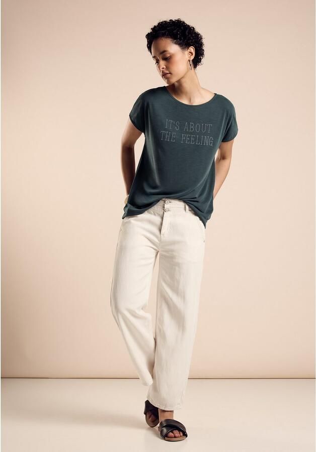 STREET ONE Shirttop met belettering - Foto 2