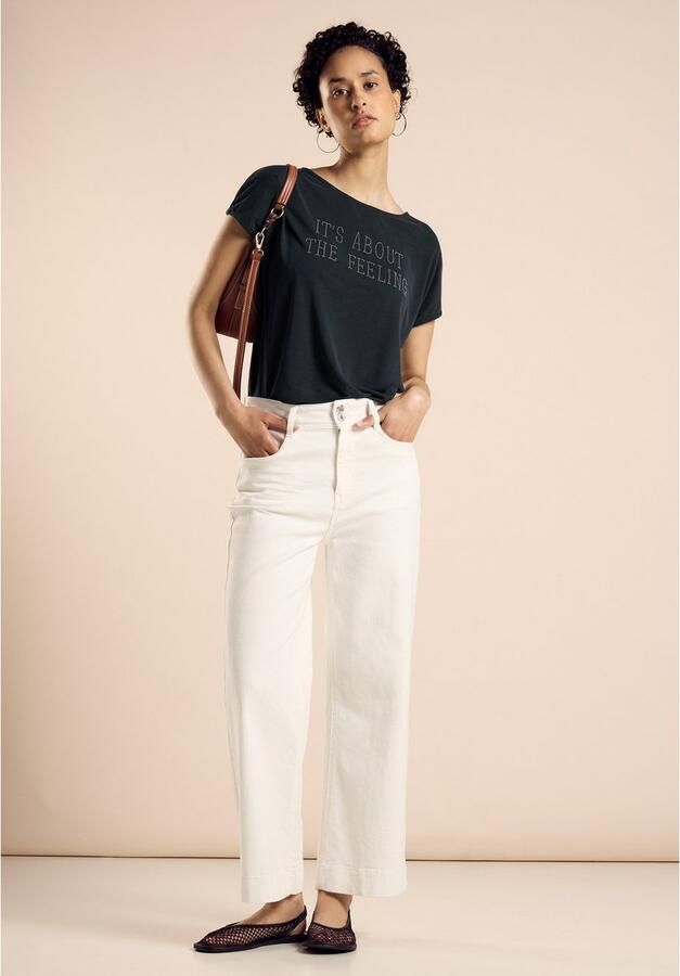 STREET ONE Shirttop met belettering - Foto 3