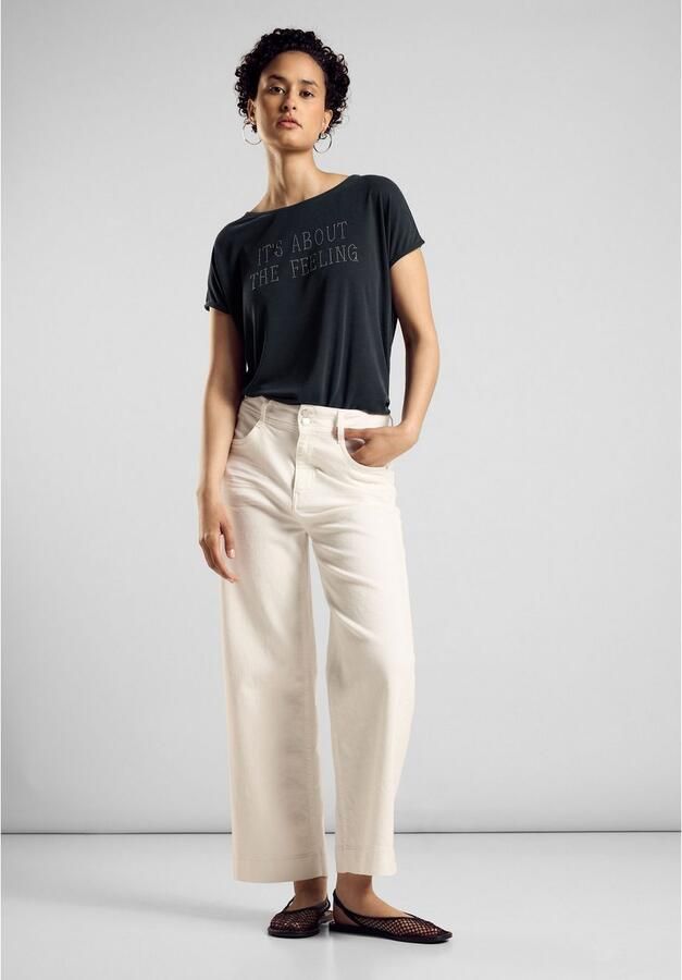 STREET ONE Shirttop met belettering - Foto 4