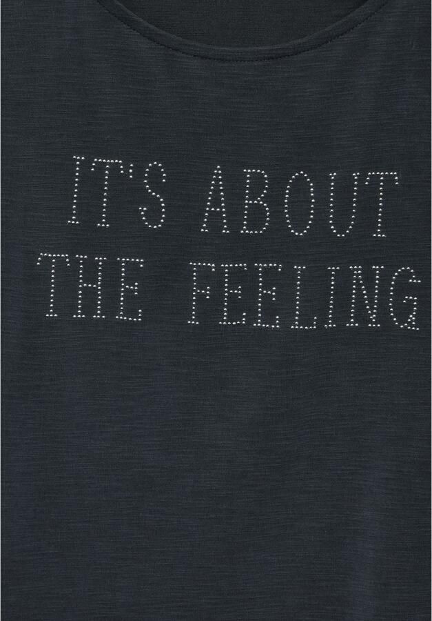 STREET ONE Shirttop met belettering - Foto 5