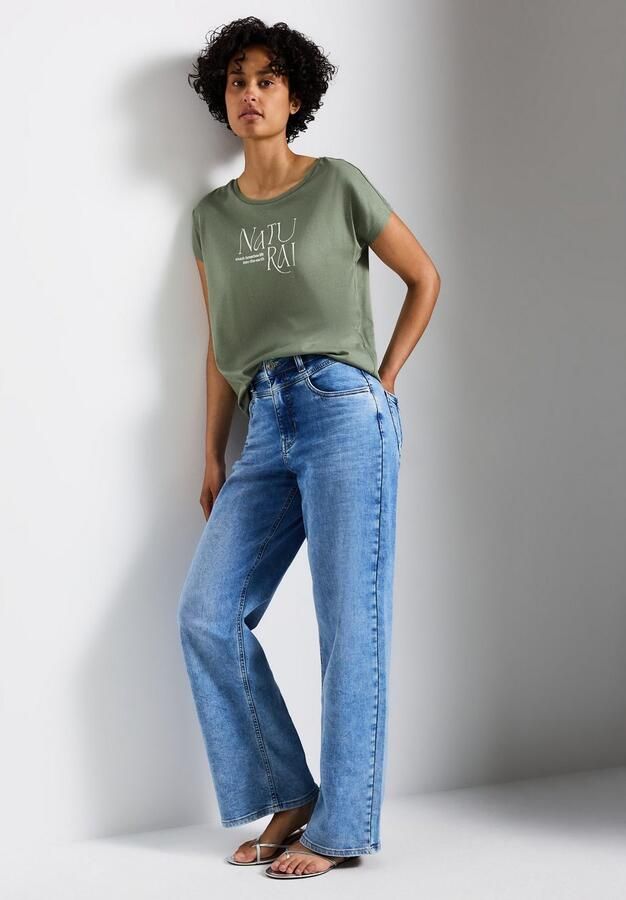 STREET ONE Shirttop met belettering - Foto 5