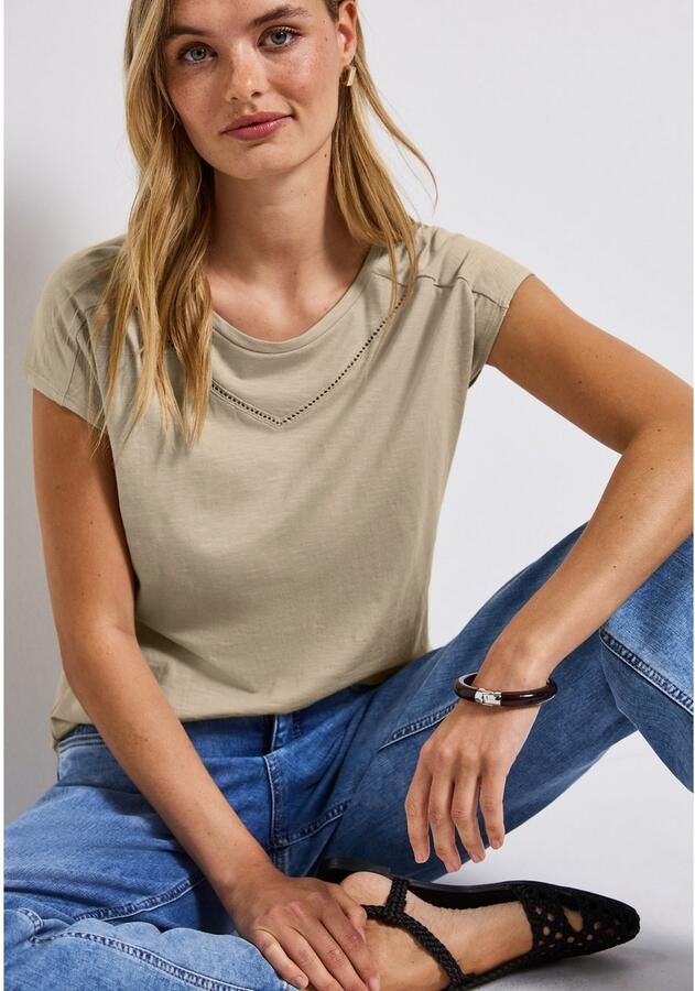 STREET ONE Shirttop met decoratieve tape - Foto 2