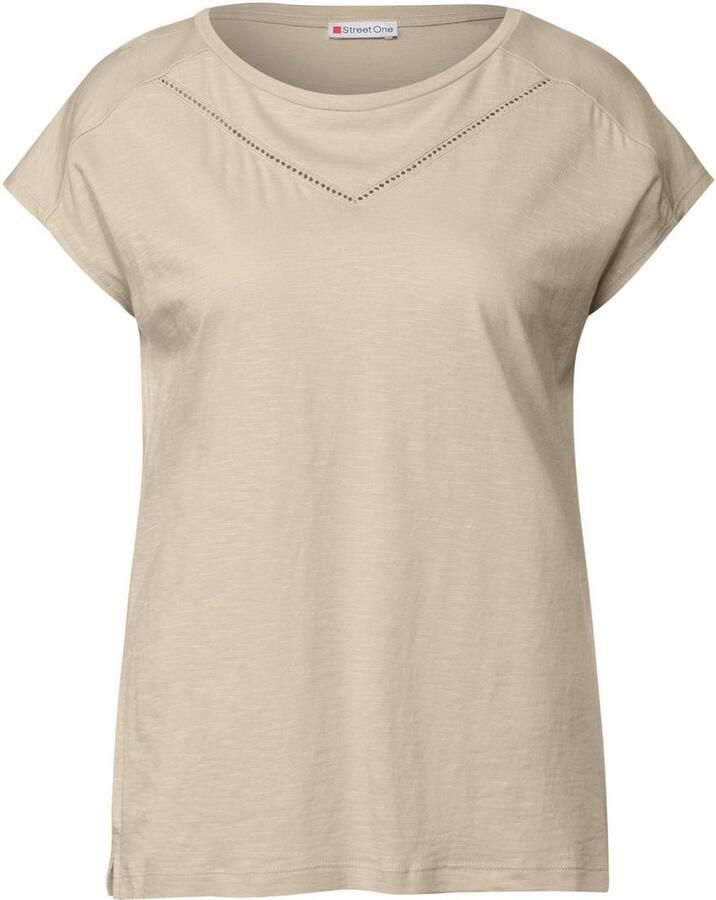 STREET ONE Shirttop met decoratieve tape