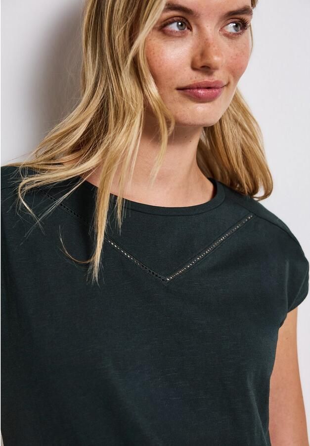 STREET ONE Shirttop met decoratieve tape