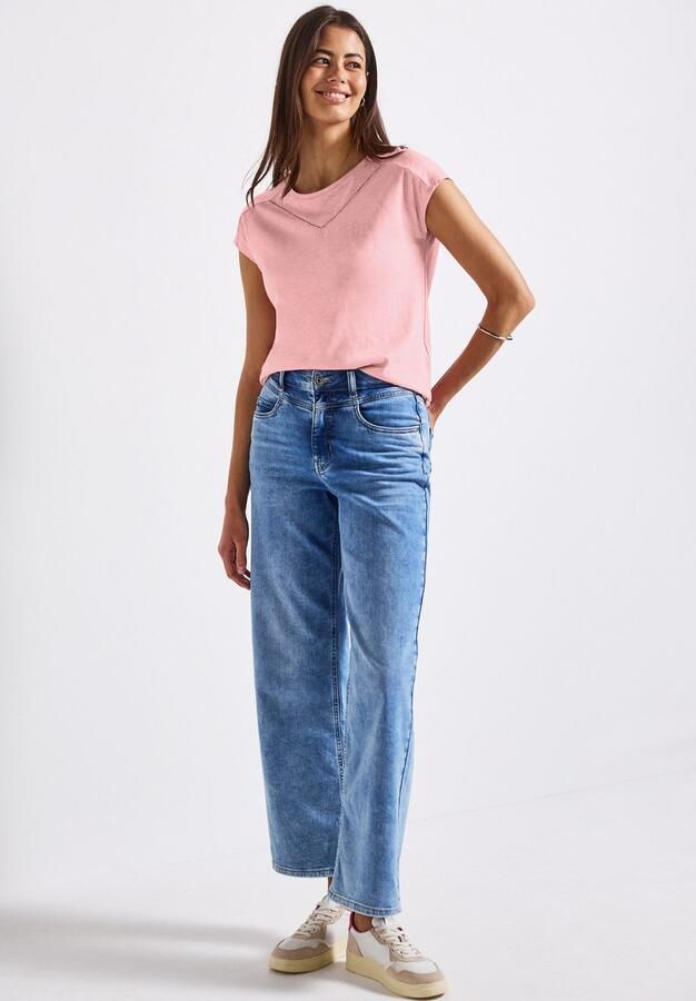 STREET ONE Shirttop met decoratieve tape - Foto 4