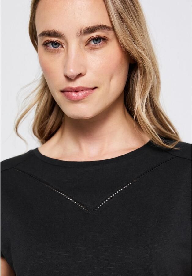 STREET ONE Shirttop met decoratieve tape