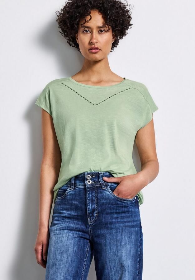 STREET ONE Shirttop met decoratieve tape - Foto 4