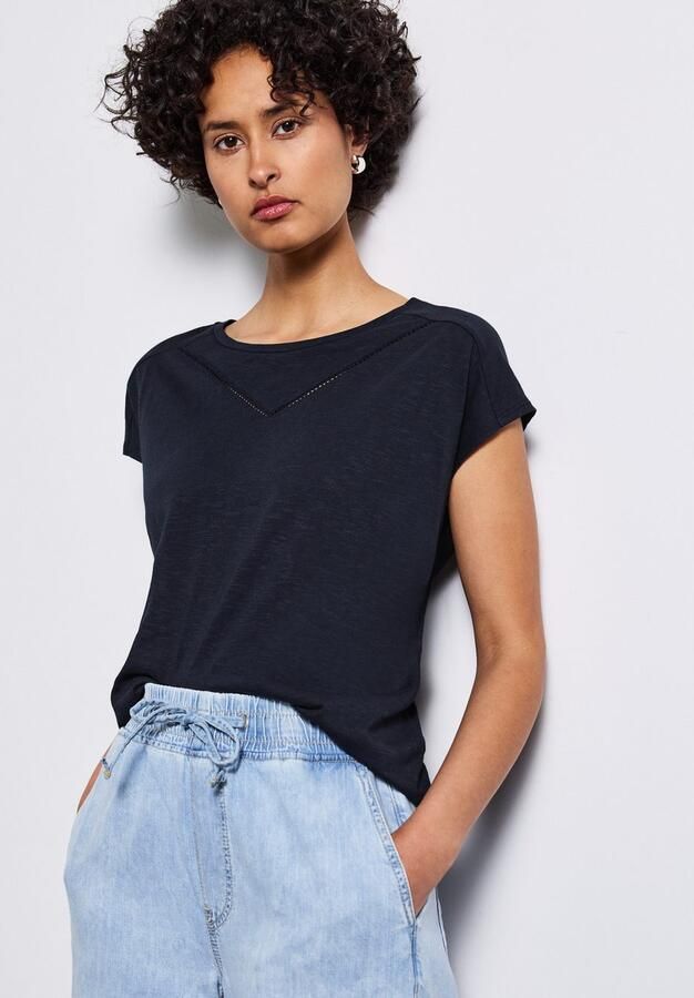 STREET ONE Shirttop met decoratieve tape - Foto 4