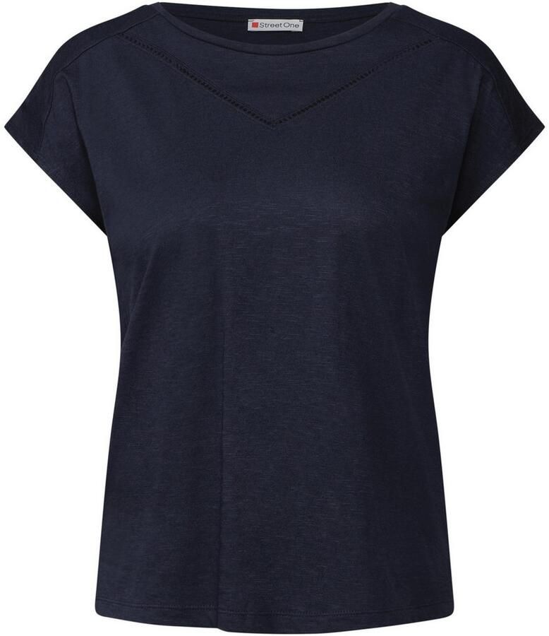 STREET ONE Shirttop met decoratieve tape