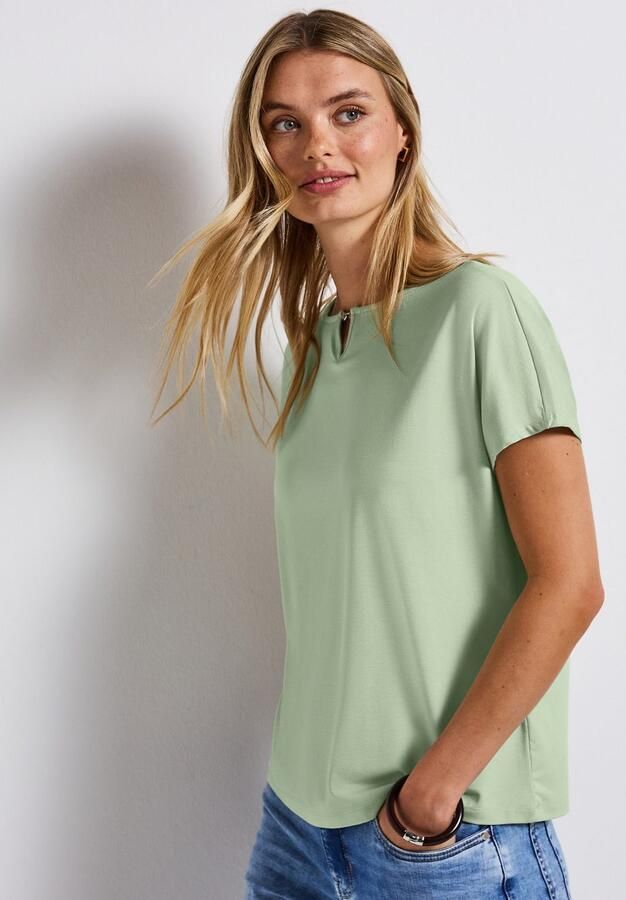 STREET ONE Shirttop met een cut-outdetail - Foto 4