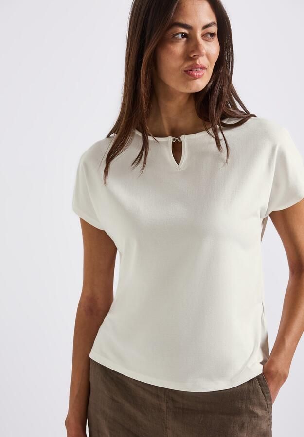 STREET ONE Shirttop met een cut-outdetail - Foto 7