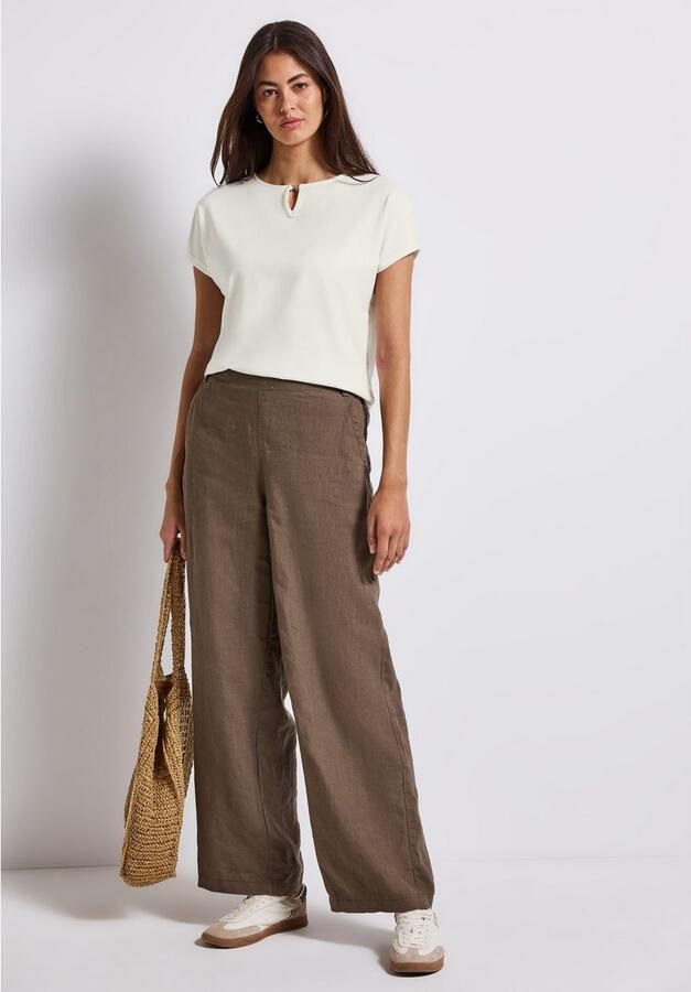 STREET ONE Shirttop met een cut-outdetail - Foto 3