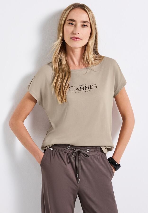 STREET ONE Shirttop met folie-tekst - Foto 3