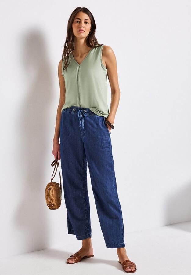 STREET ONE Shirttop met gehaakte details - Foto 3