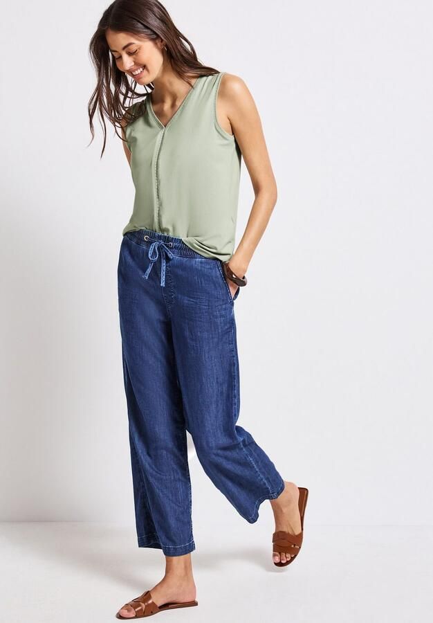 STREET ONE Shirttop met gehaakte details - Foto 4