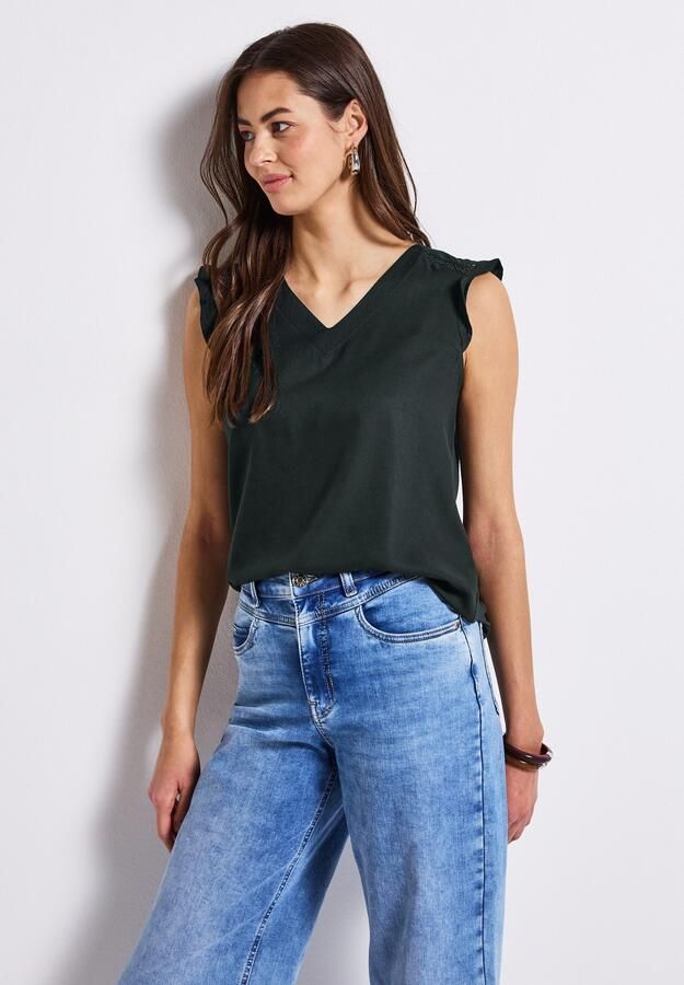 STREET ONE Shirttop met gehaakte details - Foto 7